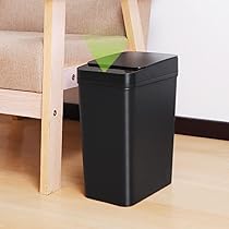 ゴミ箱　新品未使用 Amazon｜スリム ゴミ箱 自動開閉 15L 自動ゴミ箱 電池式 蓋付き
